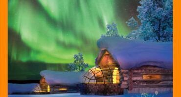 Laponia aurora boreal diciembre