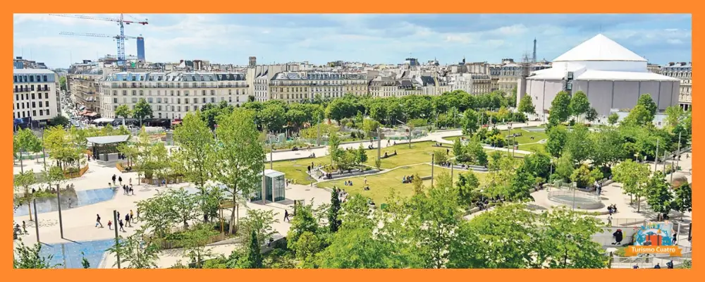 jardin nelson mandela en Paris