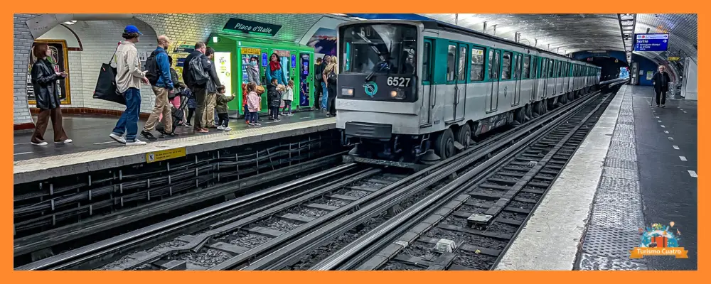 estacion de metro en Paris